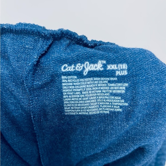 Cat & Jack Women’s Shorts Drawstring Soft Fabric Navy Color Size XXL - Picture 7 of 7